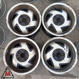 SET 4 CERCHI D'EPOCA 7Jx15 4x100 VOLKSWAGEN GOLF