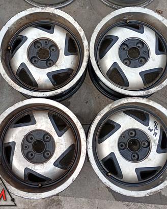 SET 4 CERCHI D'EPOCA 7Jx15 4x100 VOLKSWAGEN GOLF