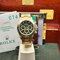 Rolex Daytona 16528 oro 18kt Zenith full set