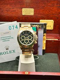 Rolex Daytona 16528 oro 18kt Zenith full set