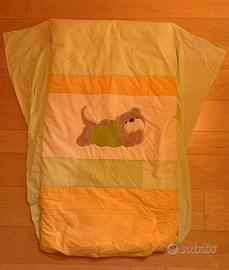 Completo trapunta e paracolpi.