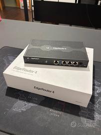 Ubiquiti Edgerouter ER-4 + staffa per rack