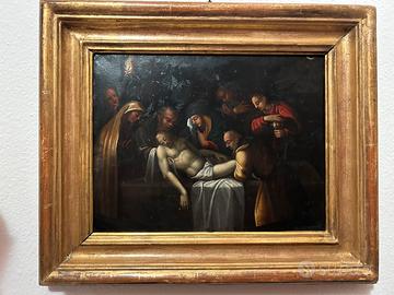Dipinto antico-Deposizione di Cristo