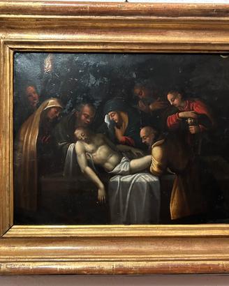 Dipinto antico-Deposizione di Cristo