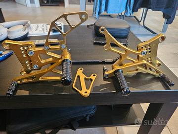 pedane arretrate 4racing zx6r 2007