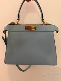 Fendi Peekaboo ISeeU Medium- Borsa in pelle