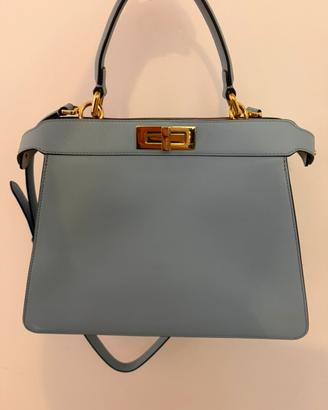 Fendi Peekaboo ISeeU Medium- Borsa in pelle
