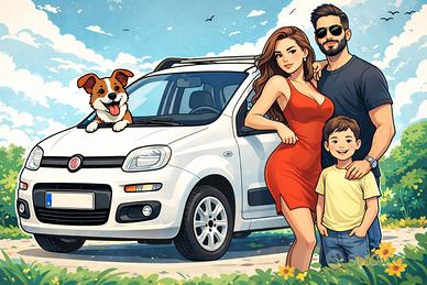 Fiat Panda 2010 Bianca 5 porte – 126.646 km