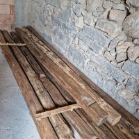 travi antiche spazzolate