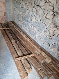 travi antiche spazzolate