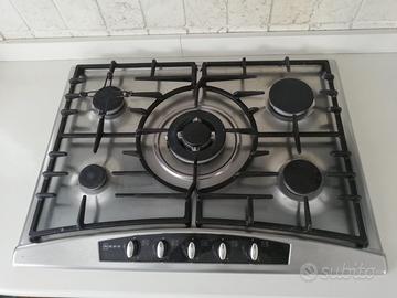 Piano Cottura a Gas NEFF - 5 fuochi - Acciaio Inox