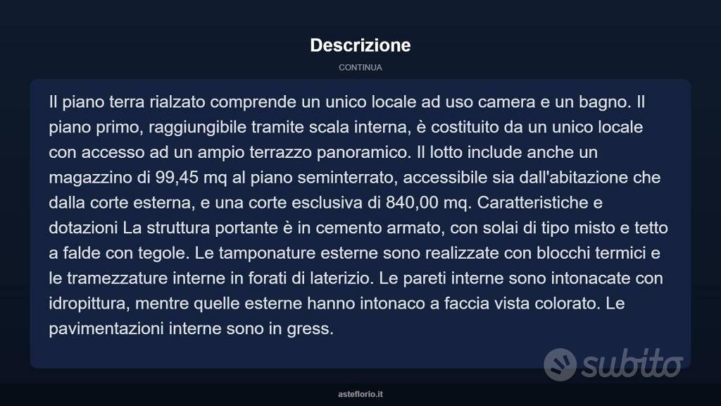 Appartamento – Cerchio - Altro
