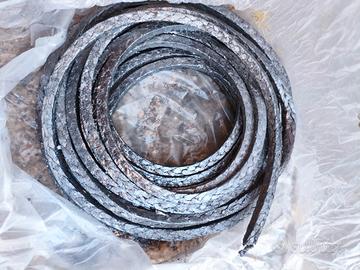 corda grafitata quadrata 8x8mm per stufe e caldaie