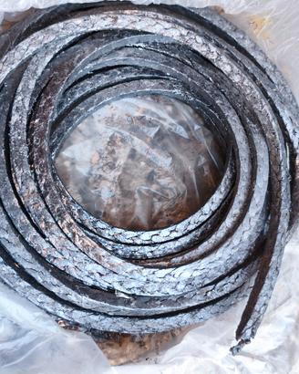 corda grafitata quadrata 8x8mm per stufe e caldaie