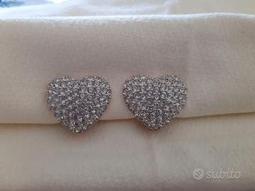 orecchini vintage swarovski originali a clips