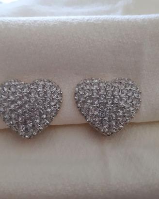 orecchini vintage swarovski originali a clips