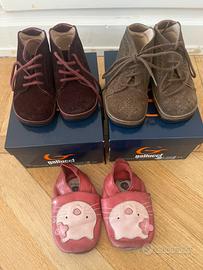 Set scarpe neonata di gallucci  e bobux