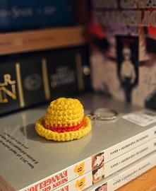 Portachiavi One piece cappello di paglia