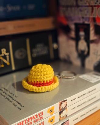 Portachiavi One piece cappello di paglia
