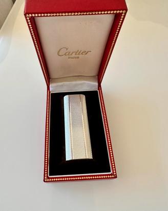 Accendino Cartier Ovale Vintage Argento-Nuovo