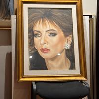 Quadro ritratto Enrica Bonaccorti