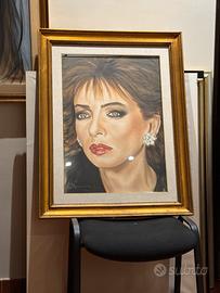 Quadro ritratto Enrica Bonaccorti