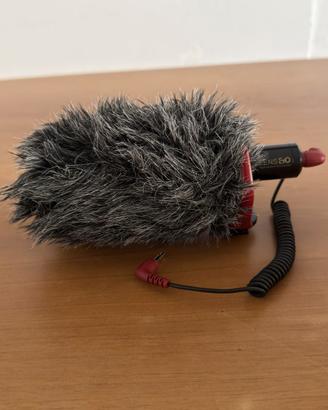 Microfono Shotgun Lensgo Ddm2 + Deadcat e Custodia