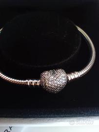 Bracciale pandora 17 chiusura a cuore