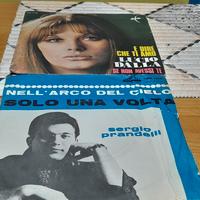 COPPIA DISCHI IN VINILE 45 GIRI ANNI 60