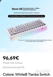 Tastiera gaming magnetica VGN