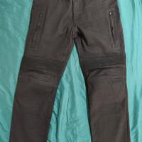 jeans uomo nero per moto 