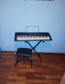 tastiera musicale con sgabello alesis