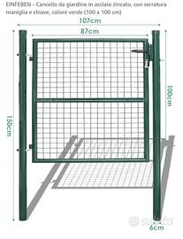 Cancello da giardino