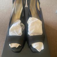 Scarpe donna in pelle nera
