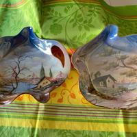 Italo Casini Set di due piatti da parete