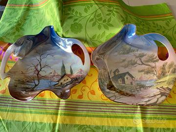 Italo Casini Set di due piatti da parete