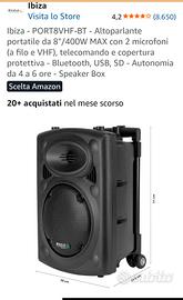 cassa amplificata portatile  Ibiza 