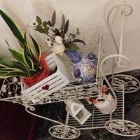 Carrellino arredamento stile shabby chic e liberty