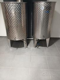 fusti o tipi inox per olio