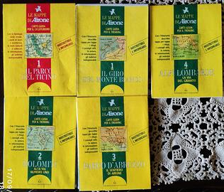 CARTE,MAPPE,QUADRETTI,SENTIERI,PARCHI A.AIRONE