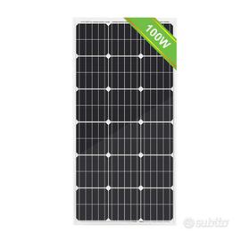 Pannello solare policristallino 100 watt 12 volt