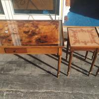 TRITTICO IN LEGNO D'EPOCA