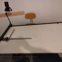 Tavolo da disegno completo + sedia