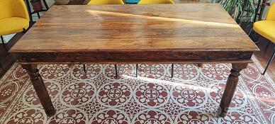 Tavolo da pranzo di Palissandro indiano
