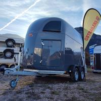 Trailer van trasporto cavalli due posti comfort