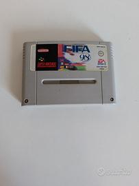 Cartuccia del videogioco FIFA per Super Nintendo 