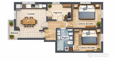 Trilocale madonna di campagna 490 spese comprese