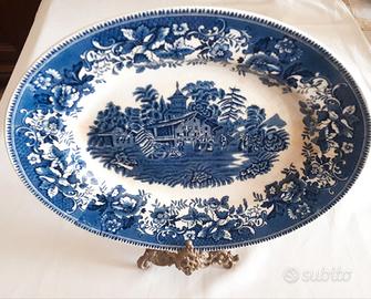 Piatto da esposizione in ceramica inglese