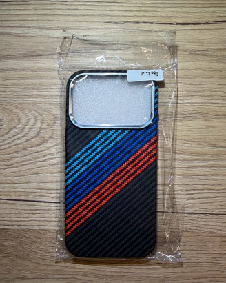 Cover MagSafe iPhone 17 Pro Stile BMW M Sport 