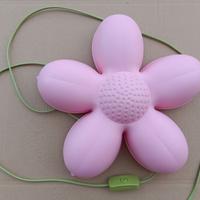 Lampada notturna a forma di fiore rosa